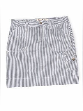 G.H. Bass & Co. Seersucker Stripe Cargo Mini Skirt​